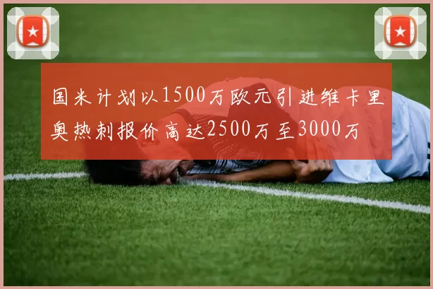 国米计划以1500万欧元引进维卡里奥热刺报价高达2500万至3000万